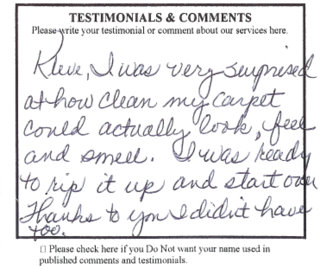 Testimonial from another satisfied customer