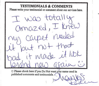 Testimonial from another satisfied customer