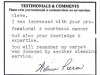 Testimonial from another satisfied customer