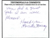 Testimonial from another satisfied customer